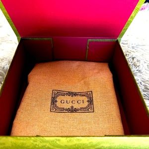 Gucci Box with duster bag